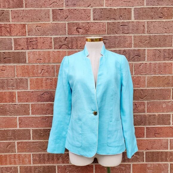 Talbots Linen Aberdeen Blazer - Picture 1 of 6